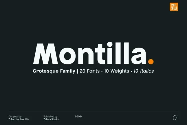 Montilla font