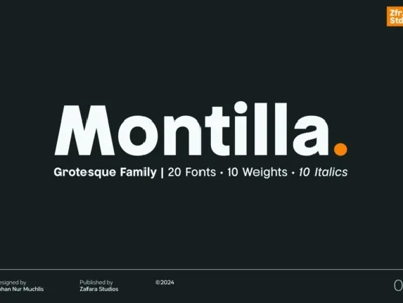 Montilla font