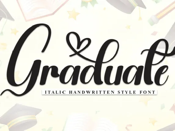 Graduate Script font