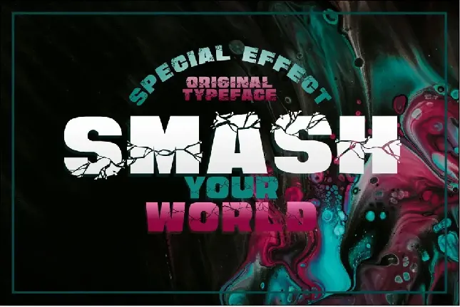 Smash Wall font