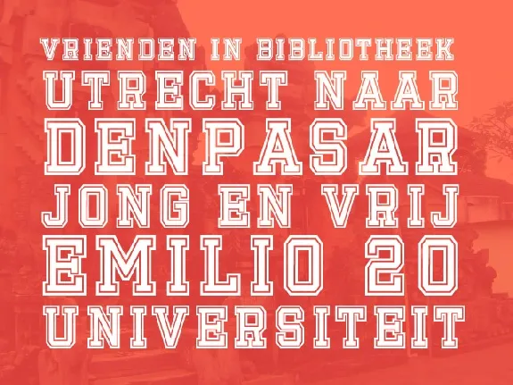 Emilio 20 font