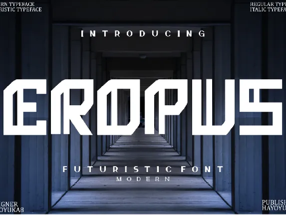 Eropus font