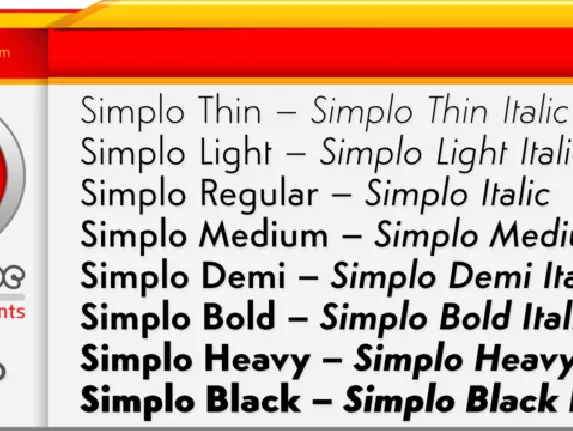 Simplo Family font