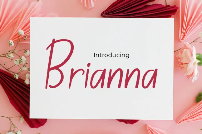 Brianna font