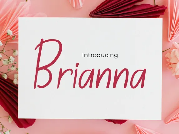 Brianna font