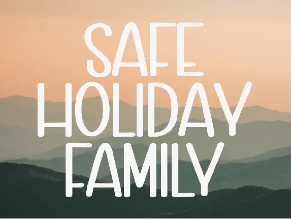 Safe Holiday Family font