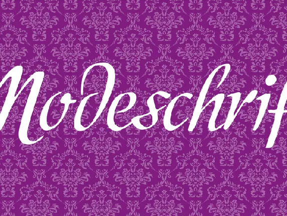 Modeschrift font