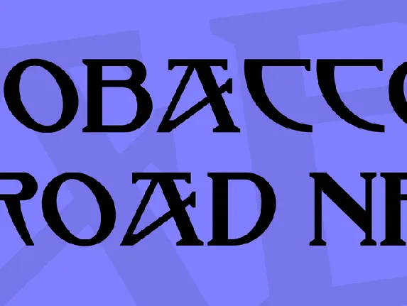 Tobacco Road NF font