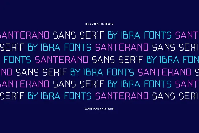 Santerano font