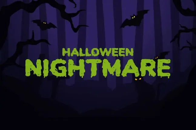 Halloween Nightmare – Spooky Display font