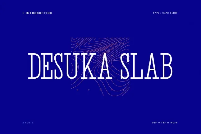 Desuka Slab font