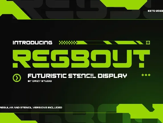 Regbout font