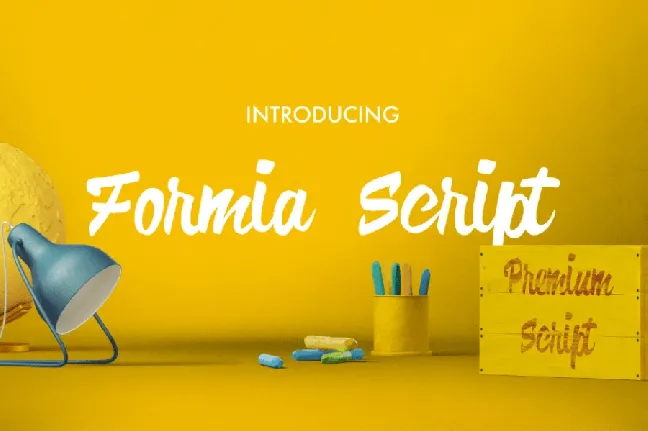 Formia Script Free font