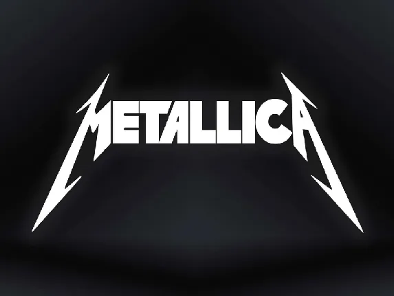 Metallica font