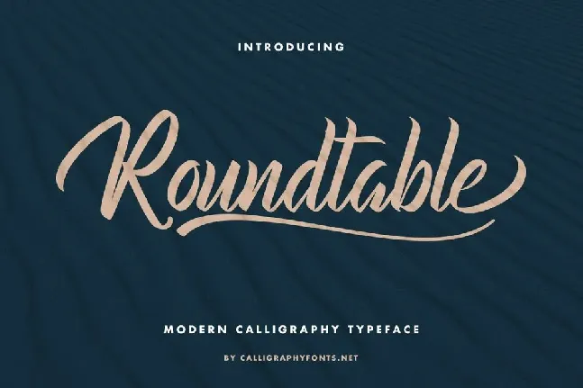 Roundtable font