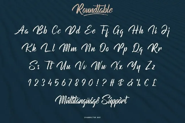 Roundtable font