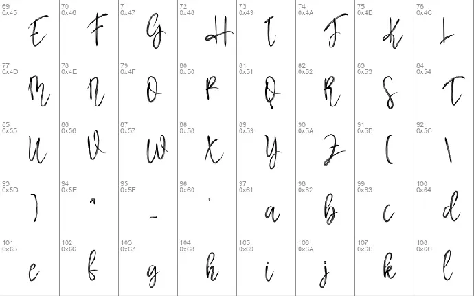 Hamster Signature font