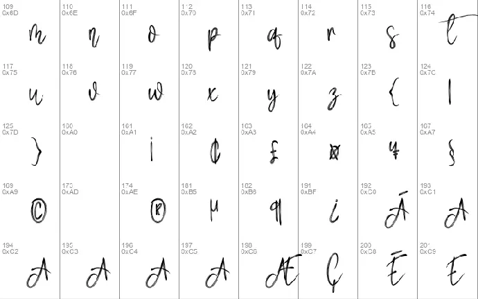 Hamster Signature font