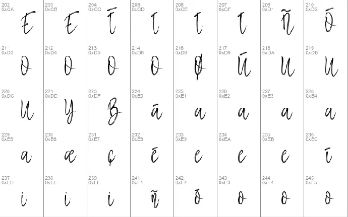 Hamster Signature font