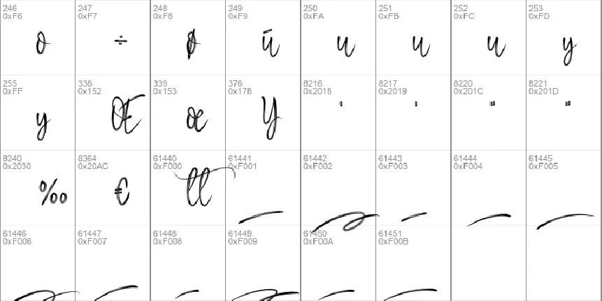 Hamster Signature font