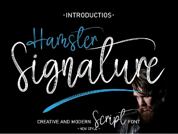 Hamster Signature font