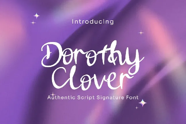 Dorothy Clover font