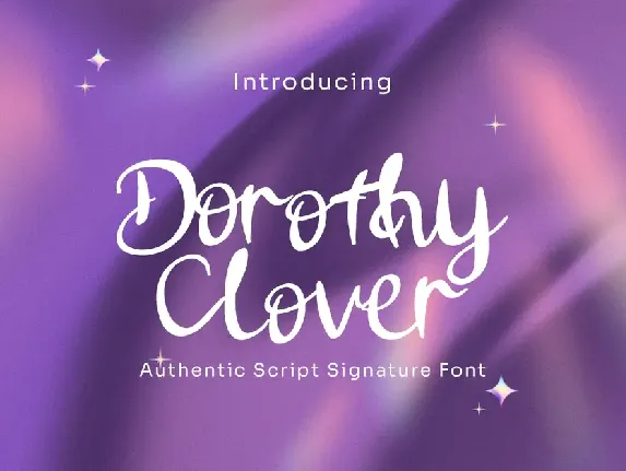 Dorothy Clover font