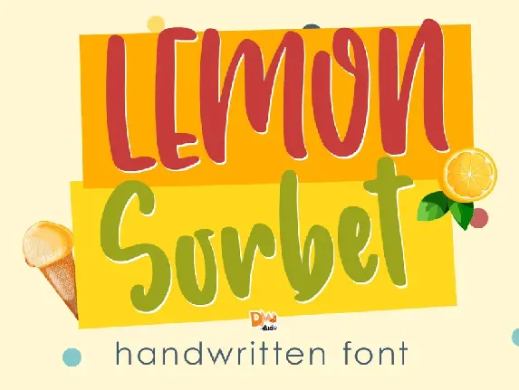 Lemon Sorbet font