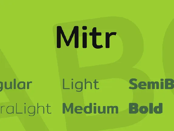 Mitr font