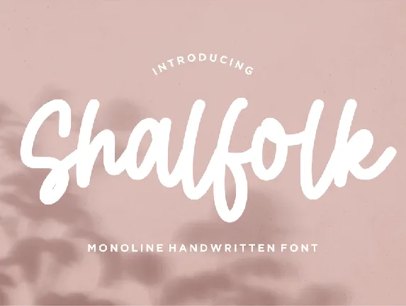 Shalfolk font