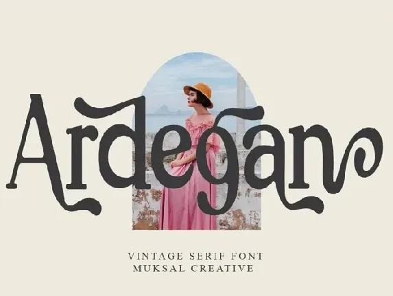 Ardegan font