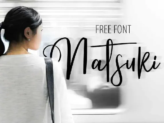 Natsuki Script Free font