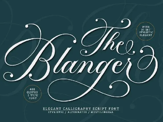 The Blanger font