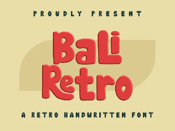 Bali Retro font