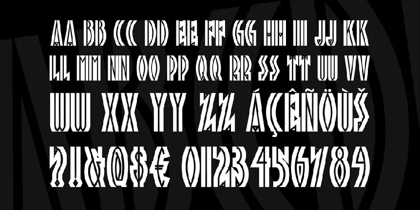 Tropicana NF font