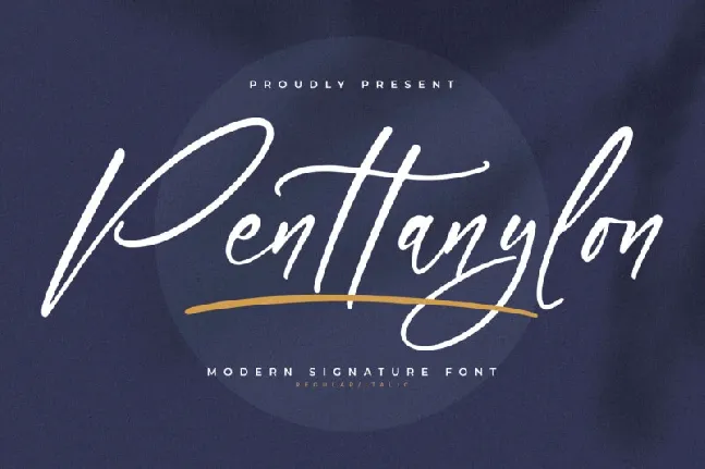 Penttanylon font