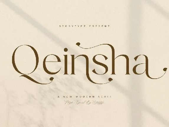 Qeinsha Typeface font