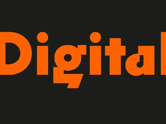 Digital Sans Family font