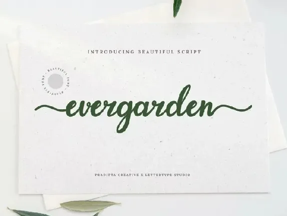 Evergarden font