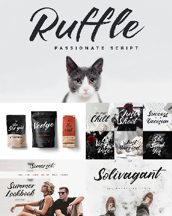 Ruffle Brush Free font