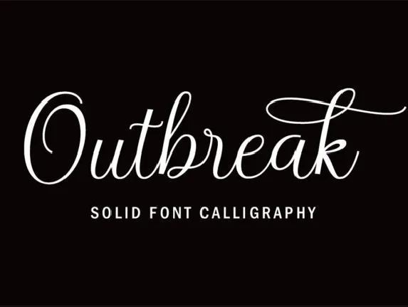 Outbreak Script font