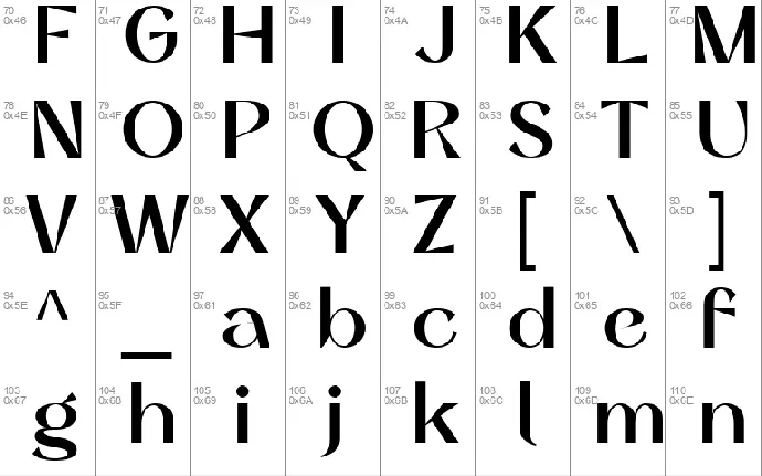 Noyagi font