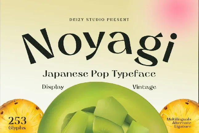 Noyagi font