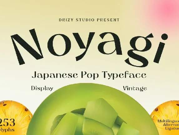 Noyagi font