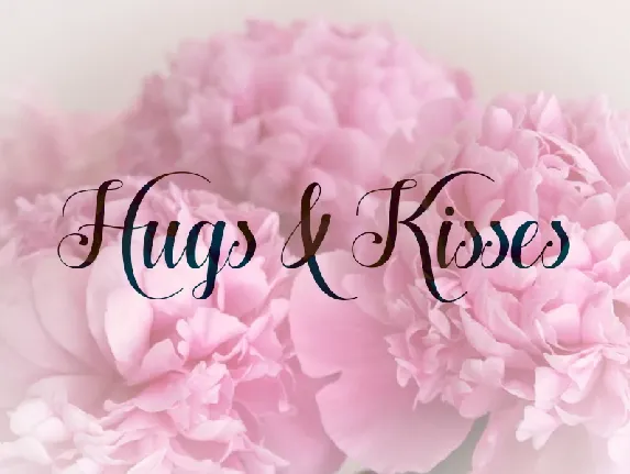 Hugs & Kisses Free font