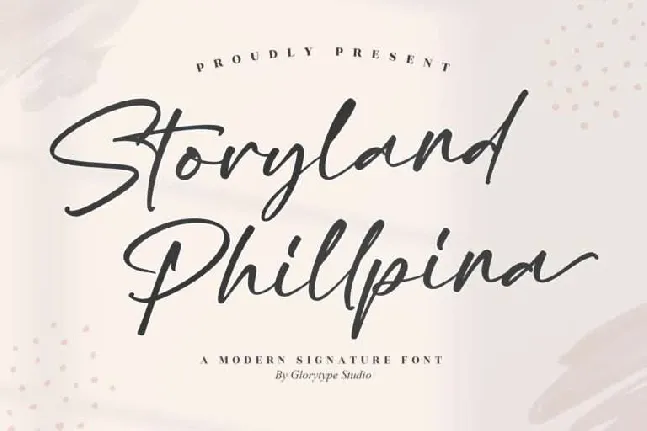 Storyland Phillpina font