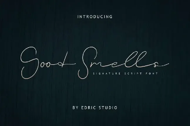 Good Smells Demo font