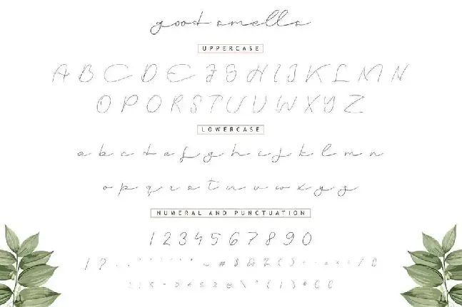 Good Smells Demo font