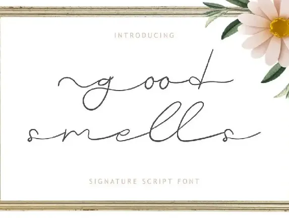 Good Smells Demo font