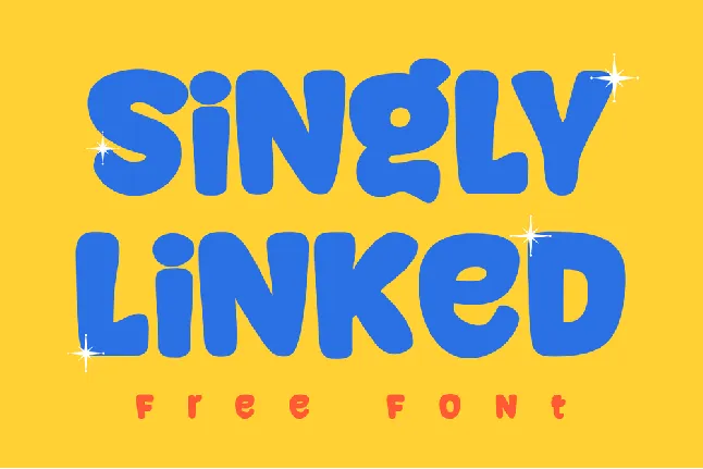 Singly Linked font